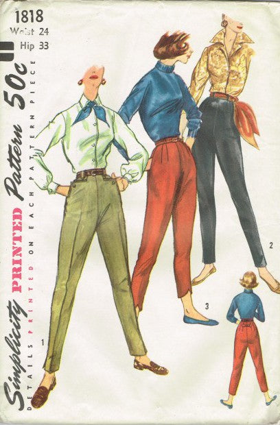 JUNIOR MISSES' AND MISSES' PANTS IN TWO LENGTHS
