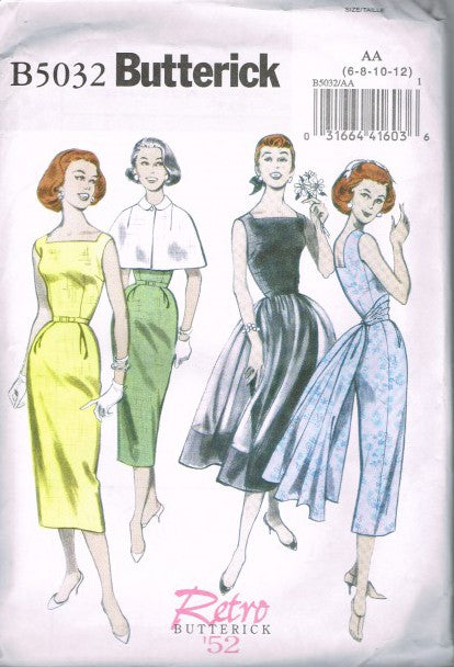 MISSES' CAPELET, DRESS, OVERSKIRT, CUMMERBUND AND SASH AND BELT