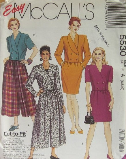 MISSES' TWO-PIECE DRESSES/JACKET, SKIRT AND SPLIT SKIRT