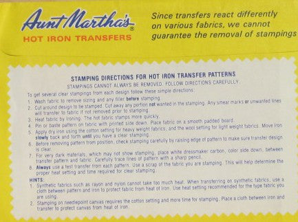 HOT IRON TRANSFERS