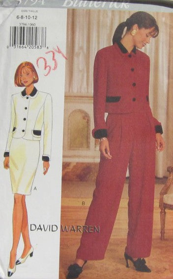 MISSES JACKET SKIRT AND PANTS