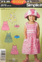 TODDLERS DRESS AND HAT HAT IN THREE SIZES 18 19 20