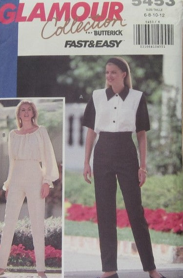MISSES' BLOUSE & PANTS