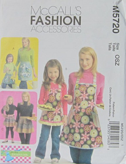 MISSES CHILDRENS AND GIRLS APRONS