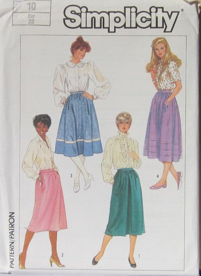 MISSES' SET OF SKIRTS IN TWO LENGTHS