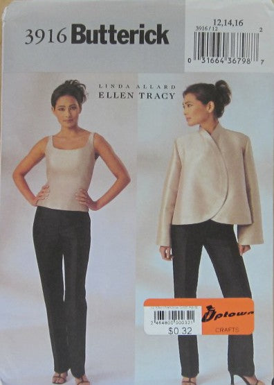MISSES/MISSES PETITE JACKET TOP AND PANTS