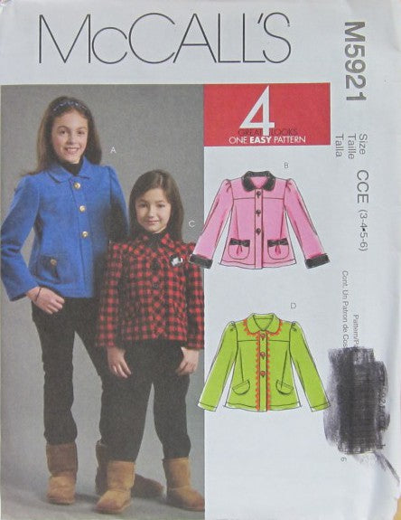 CHILDREN'S AND GIRLS' UNLINED JACKETS