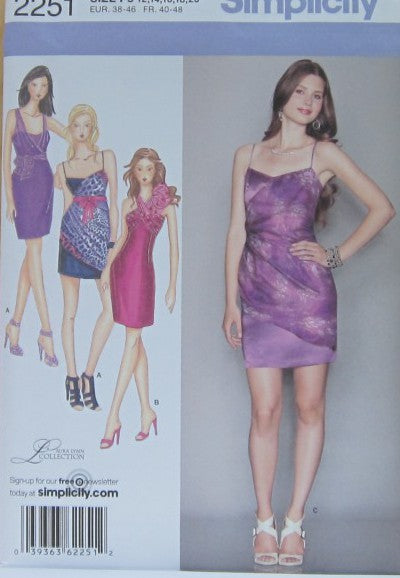 MISSES DRESS AND WRAP TOP