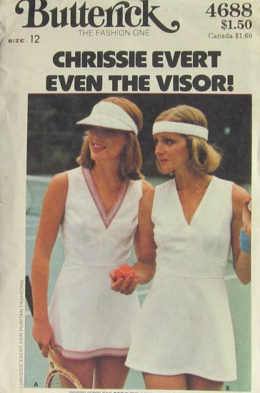 MISSES TENNIS DRESS, BRIEFS AND VISOR