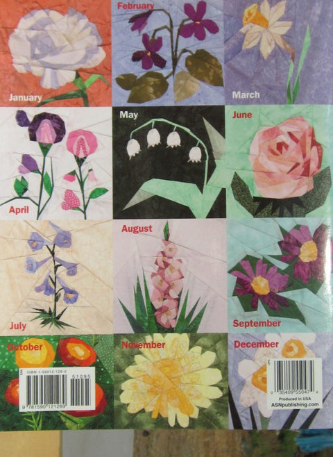 24 FLOWER QUILT BLOCKS