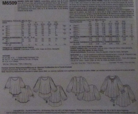MISSES TOPS AND TUNICES