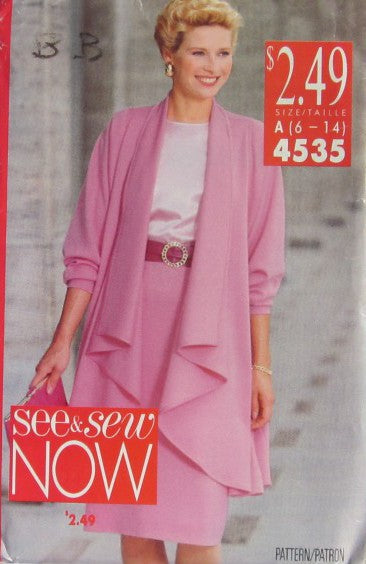 MISSES COAT TOP AND SKIRT