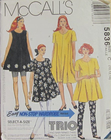 MATERNITY DRESS OR TUNIC LEGGING AND HEADBAND