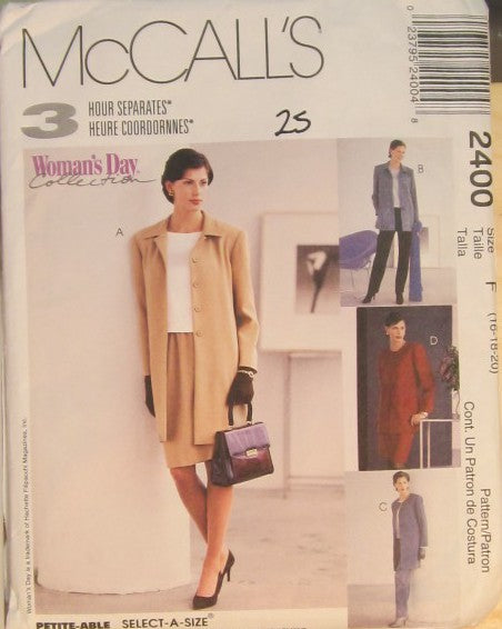MISSES JACKET TOP PANTS AND SKIRT
