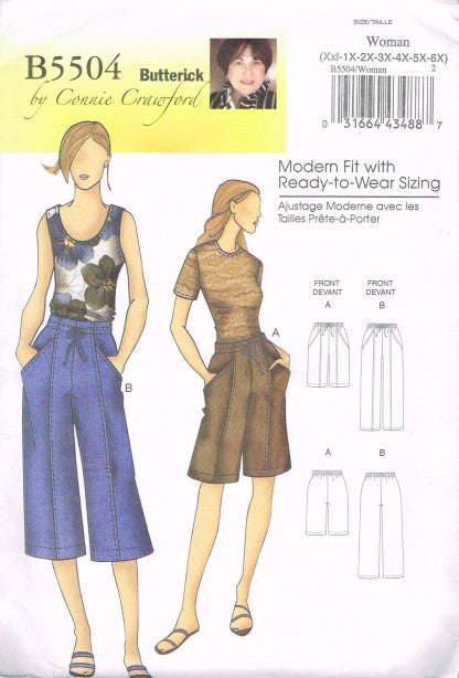 MISSES'/WOMEN'S SHORTS AND CAPRI PANTS