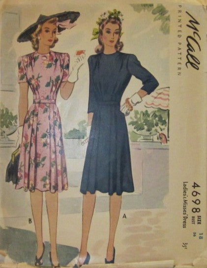 LADDIES AND MISSES DRESS CUT