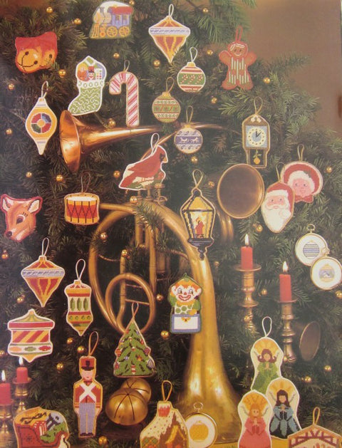 CHRISTMAS ORNAMENTS CROSS STITCH AND NEEDLEPOINT