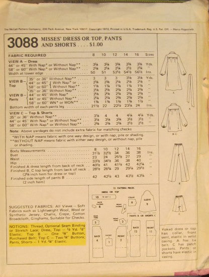 MISSES DRESS