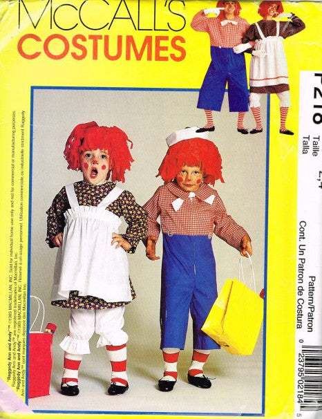 MISSES' AND MEN'S, BOY' AND GIRLS' RAGGEDY ANN AND ANDY TM