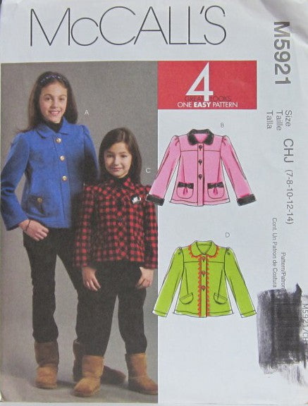 CHILDREN'S AND GIRLS' UNLINED JACKETS
