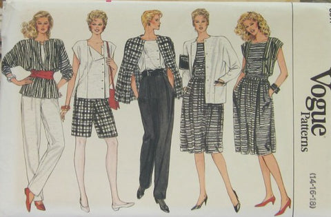MISSES JACKET SKIRT PANTS SHORTS AND TOP
