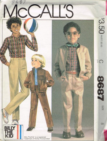 CHILDREN'S AND BOYS' JACKET, SHIRT AND PANTS