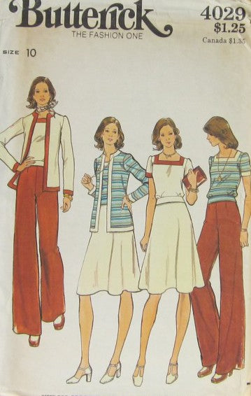 MISSES CARDIGAN JACKET TOP SKIRT AND PANTS