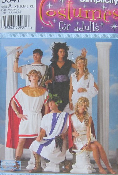 MISSES MENS AND TEEN BOYS COSTUME