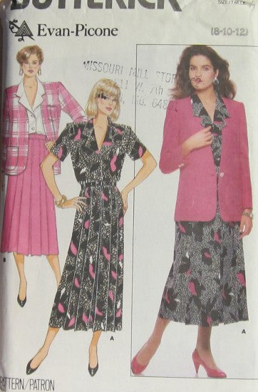 MISSES JACKET BLOUSE AND SKIRT