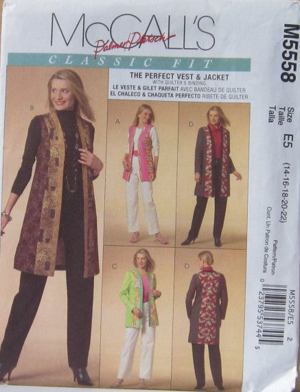 MISSES VEST AND JACKET