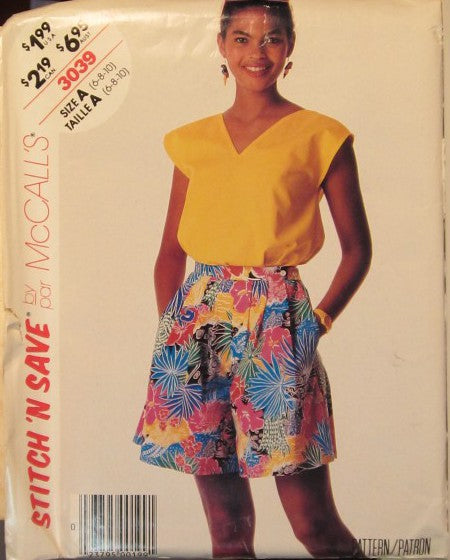 MISSES TOP AND CULOTTES