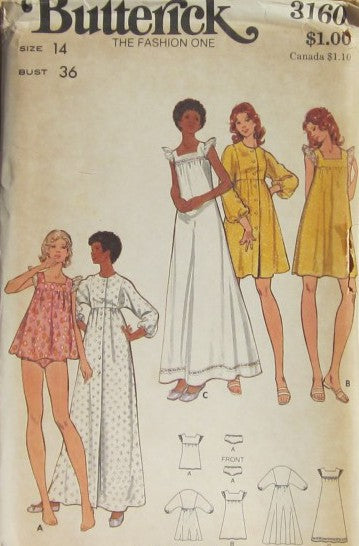 MISSES GOWN AND ROBE SAME AS 5744