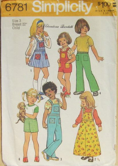 CHILDS SKIRT PANTS AND DETACHABLE BIB