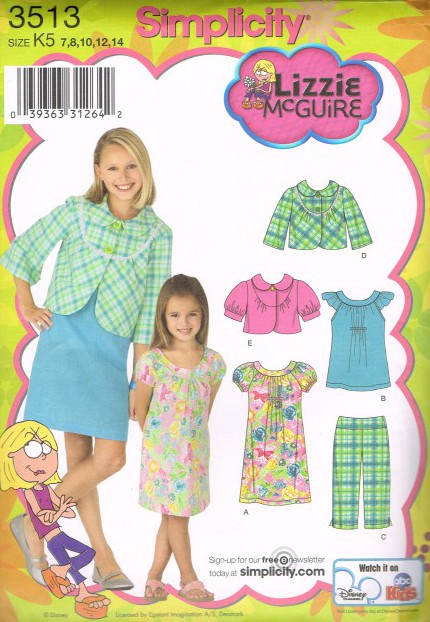 CHILD'S AND GIRLS' JACKET IN TWO LENGTH, DRESS OR TOP AND CAPRI