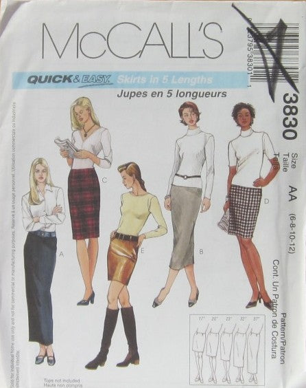 MISSES SKIRT IN FIVE LENGTHS
