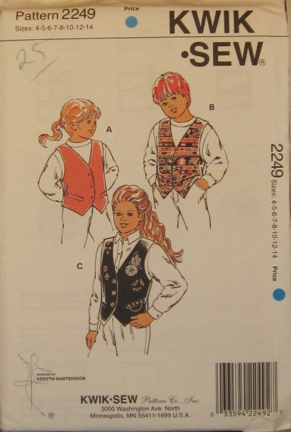 BOYS AND GIRLS VESTS