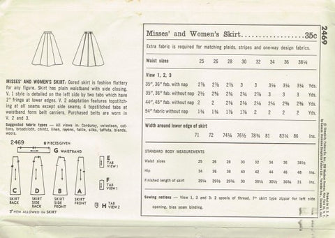 MISSES' AND WOMEN'S SKIRT