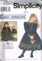 CHILD'S AND GIRLS' DRESS AND DOLL DRESS FOR 17 INCH DOLL