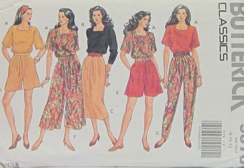 MISSES'/MISSES' PETITE TOP, SKIRT, SPLIT SKIRT AND PANTS