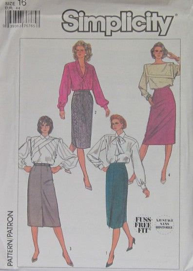 MISSES' SLIM SKIRT IN TWO LENGTHS