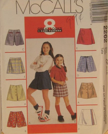 CHILDRENS AND GIRLS PULL-ON SKORTS