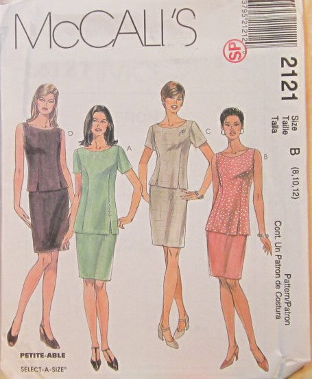 MISSES' TOPS AND SKIRT