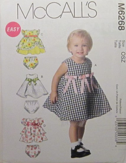 INFANTS DRESSES AND PANTIES