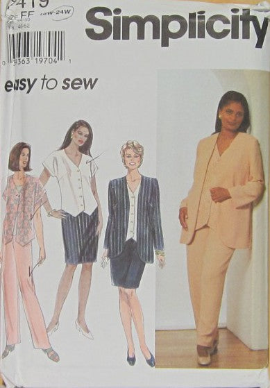 WOMEN'S JACKET, BLOUSE, PANTS AND SKIRT