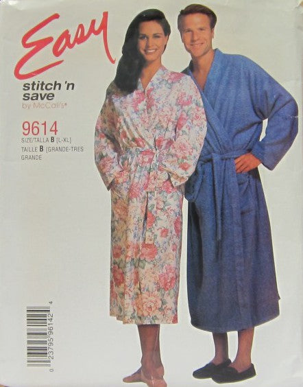 MISSES' MEN'S OR TEEN BOYS' ROBE AND TIE BELT