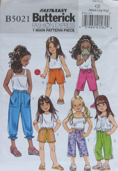 CHILDRENS/GIRL SHORT AND PANTS