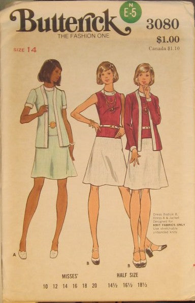 MISSES' & HALF SIZE DRESS & JACKET