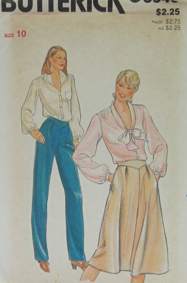 MISSES' PANTS AND SKIRT