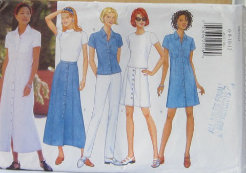MISSES/MISSES PETITE DRESS TOP SKIRT AND PANTS