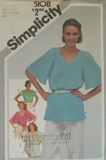 MISSES PULLOVER TUNIC OR TOPS